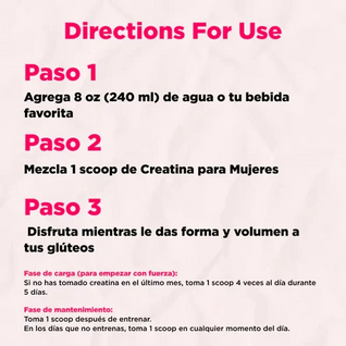 Creatina Monohidratada para Mujeres